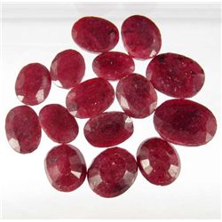 660 - LOT OF 178.6 NATURAL RUBY GEMSTONES