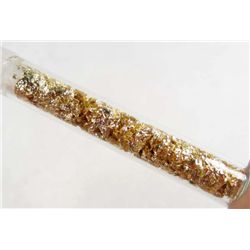 109 - VIAL OF GOLD FLAKES