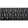 Image 1 : 1176 - LOT OF 10 SILVER RINGS - MARKED 925