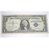 Image 1 : 1957 $1 SILVER CERTIFICATE U.S. BILL SERIAL # T50219559A *PLEASE LOOK AT PIC TO DETERMINE GRADE*!