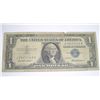 Image 1 : 1957 $1 SILVER CERTIFICATE U.S. BILL SERIAL # J33413149A *PLEASE LOOK AT PIC TO DETERMINE GRADE*!!