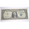 Image 1 : 1957 $1 SILVER CERTIFICATE U.S. BILL SERIAL # X97244551A *PLEASE LOOK AT PIC TO DETERMINE GRADE*!!