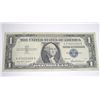 Image 1 : 1957 $1 SILVER CERTIFICATE U.S. BILL SERIAL # A37602088B *PLEASE LOOK AT PIC TO DETERMINE GRADE*!