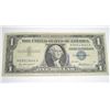 Image 1 : 1957 $1 SILVER CERTIFICATE U.S. BILL SERIAL # H89513444A *PLEASE LOOK AT PIC TO DETERMINE GRADE*!!