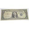 Image 1 : 1957 SERIES A $1 SILVER CERTIFICATE BILL SERIAL # L42360391A PLEASE LOOK AT PIC TO DETERMINE GRADE*!