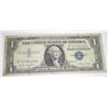 Image 1 : 1957 SERIES A $1 SILVER CERTIFICATE BILL SERIAL # N71706328A PLEASE LOOK AT PIC TO DETERMINE GRADE*!