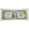 Image 1 : 1957 SERIES B $1 SILVER CERTIFICATE BILL SERIAL # R19375330A *EXTREMELY RARE EXTRA FINE HIGH GRADE*!