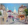 Kamil Kubik, Montmartre, Signed Pastel