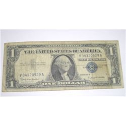 1957 B SERIES $1 BILL SERIAL # V34320529A *NICE BILL PLEASE LOOK AT PICTURE TO DETERMINE GRADE*!!