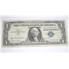Image 1 : 1957 B SERIES $1 SILVER CERTIFICATE BILL SERIAL # W47925457A *PLEASE LOOK AT PIC TO DETERMINE GRADE*