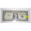 Image 1 : 1957 B SERIES $1 SILVER CERTIFICATE BILL SERIAL # T25178183A *EXTREMELY RARE EXTRA FINE HIGH GRADE*!