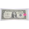 Image 1 : 1935 F SERIES $1 SILVER CERTIFICATE BILL SERIAL # Y81025064I *EXTREMELY RARE AU HIGH GRADE*!!