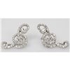 Image 1 : Natural 4.88g CZ Earrings .925 Sterling Silver