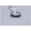 Image 1 : 15.00 CTW RUBY RING .925 STERLING SILVER