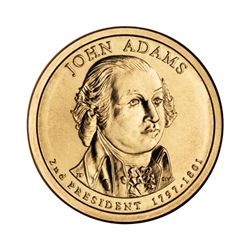 Presidential Dollars John Adams 2007-P 100 pcs