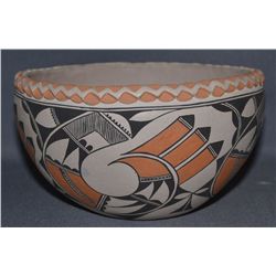 acoma pottery bowl