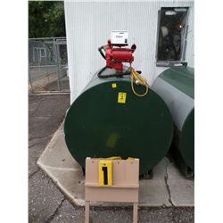 500 gal fuel tank w/ electric pump