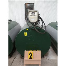 500 gal fuel tank w/ electric pump