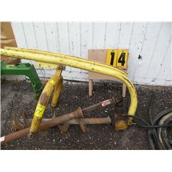 3pt post auger, 8" bit