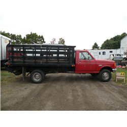 1991 Ford F Superduty, 460 gas, auto, 33,926 miles, 8x 11/2 ft bed, lift gate, SN# 2FDLF47C9MCB08326