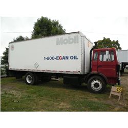 1987 Mack, Diesel, 6-speed, 22ft box, lift gate, 352,715 miles, SN#VG6M112B6HB065465 currently  lic 
