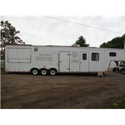 2008 Homemade Concession trailer 33ft body +7ft over hitch, 99" wide, 3 serving windows and living/s
