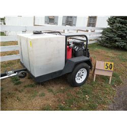 North Star Hot Water Pressure washer, on trailer, 16hp Vanguard, Cat Pump