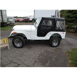 1976 Jeep CJ 6cyl, Manuel trans, 53,982 miles  SN#J6A93AH017036