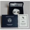Image 1 : 2011 PROOF AMERICAN SILVER EAGLE ALL ORIGINAL MINT PACKAGING