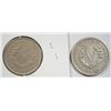 Image 2 : 2 LIBERTY NICKELS 1891 VF AND 1906 XF