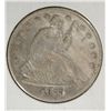 Image 1 : 1877 SEATED LIBERTY HALF DOLLAR AU 50