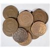 Image 1 : MIXED LOT OF 12- 2 CENT PIECES. LOWER GRADE CIRCULATED COINS
