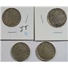 Image 1 : 4 LIBERTY NICKELS HIGH GRADE CIRCULATED XF - AU 1901, 1905, 1906, 1907