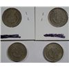 Image 2 : 4 LIBERTY NICKELS HIGH GRADE CIRCULATED XF - AU 1901, 1905, 1906, 1907