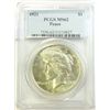Image 1 : 1921  Peace $  PCGS62
