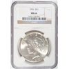 Image 1 : 1926 Peace $ NGC64  SCARCE DATE  Est  $100-$125