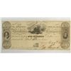 Image 1 : 1833 $100 demand note Augusta Ins Banking CO GA fine pinholed