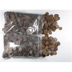 ( 2500 WHEAT CENTS )  1958 AND OLDER LINCOLN WHEAT CENTS