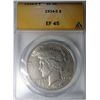 1934-S PEACE DOLLAR ANACS EF-AU 45 NICE!