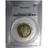 1914-S BARBER QUARTER PCGS FINE12 KEY COIN!