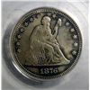 Image 2 : 1876 SEATED LIBERTY QUARTER PCGS MS64 SUPER!