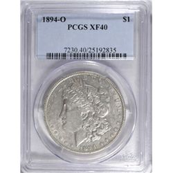 1894-O MORGAN DOLLAR PCGS XF 40