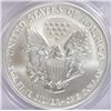 Image 3 : 2006-W SILVER AMERICAN EAGLE 20TH ANNIVERSARY PCGS MS-69 FIRST STRIKE