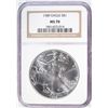 Image 1 : 1989 SILVER AMERICAN EAGLE NGC MS-70