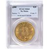 Image 1 : 1908 $20 NO MOTTO ST. GAUDENS GOLD PCGS MS-64