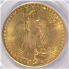 Image 2 : 1908 $20 NO MOTTO ST. GAUDENS GOLD PCGS MS-64
