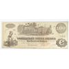 Image 1 : 1862  $100 Confederate currency  SCARCE NOTE lite pinholes  XF/AU  est$175-$200