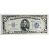 Image 1 : 1934A $5 silver cert.  STAR NOTE  VERY SCARCE   CU
