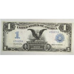 1899  $1 Black Eagle silver certificate  XF/AU