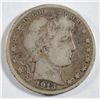 Image 1 : 1913 BARBER HALF DOLLAR, GOOD+